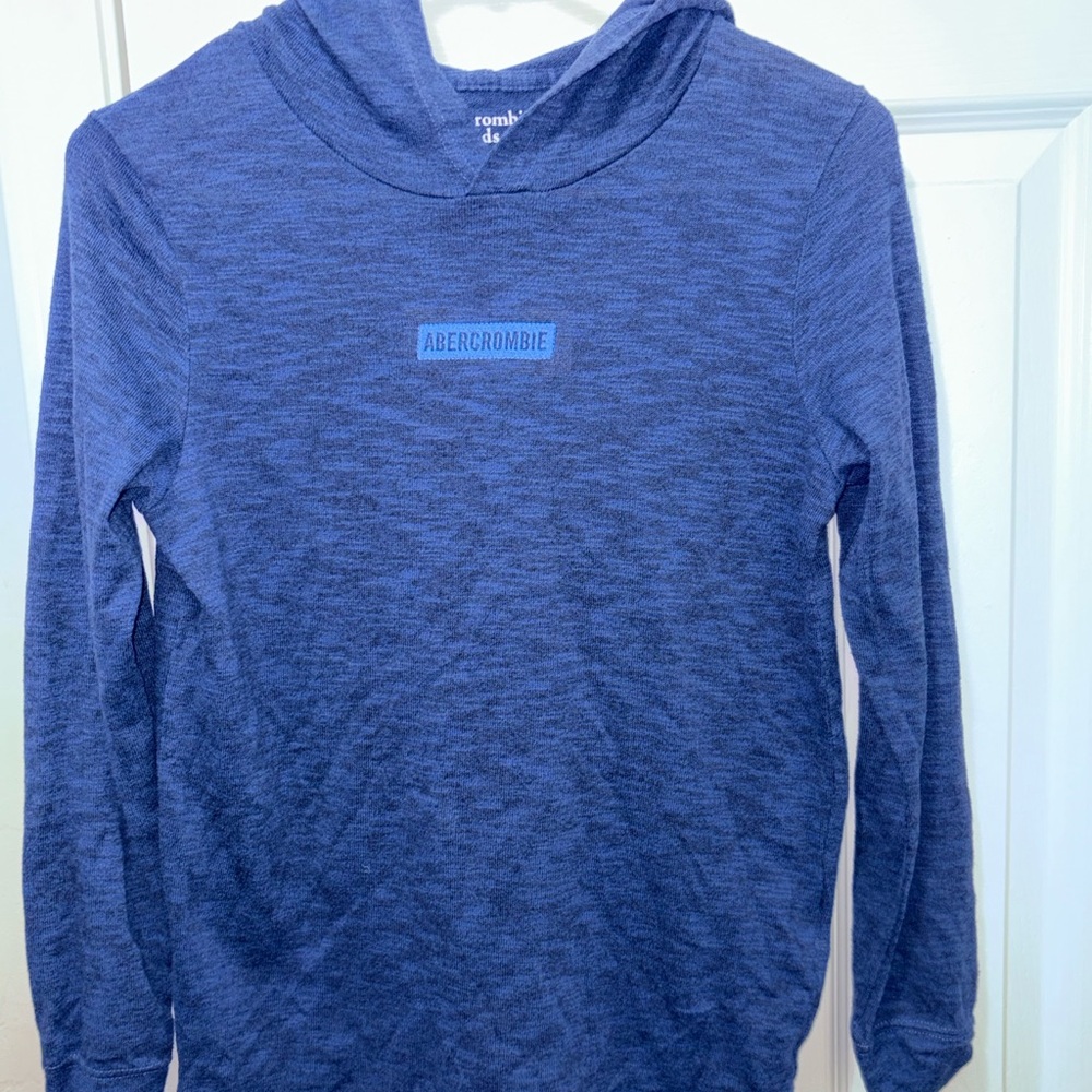 Abercrombie Kids Heathered Blue Hoodie